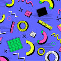 Memphis Shapes Mural Wallpaper - pure wallpaper artwork