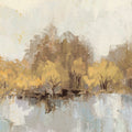 Bright Autumn Reflection Mural Wallpaper - pure wallpaper artwork