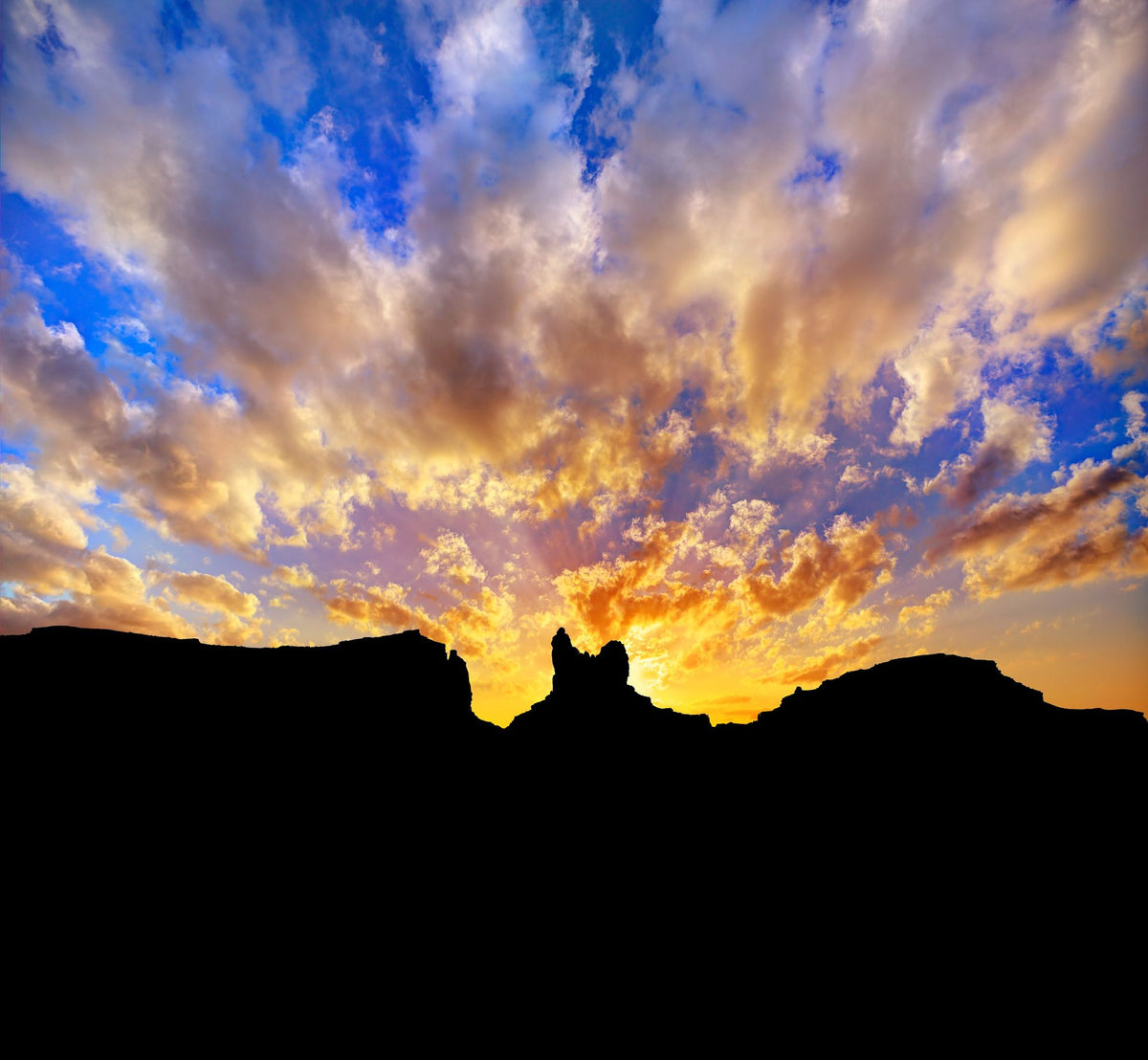 Sunset on US 163 Mural Wallpaper - pure wallpaper artwork