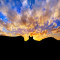 Sunset on US 163 Mural Wallpaper - pure wallpaper artwork