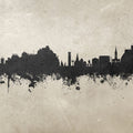 Jersey Channel Islands Skyline Concrete Mural Wallpaper - pure wallpaper artwork