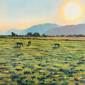Sunrise Mural Wallpaper - Warm Tone - pure wallpaper artwork