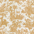Patinated Linen Toile De Jouy, Sunflower Mural Wallpaper - pure wallpaper artwork