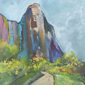 Moody Mountain Mural Wallpaper - pure wallpaper artwork