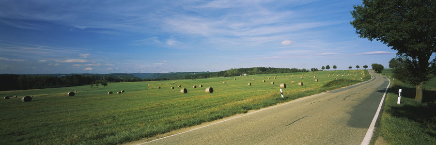 Harvest Highway Sky Mural Wallpaper