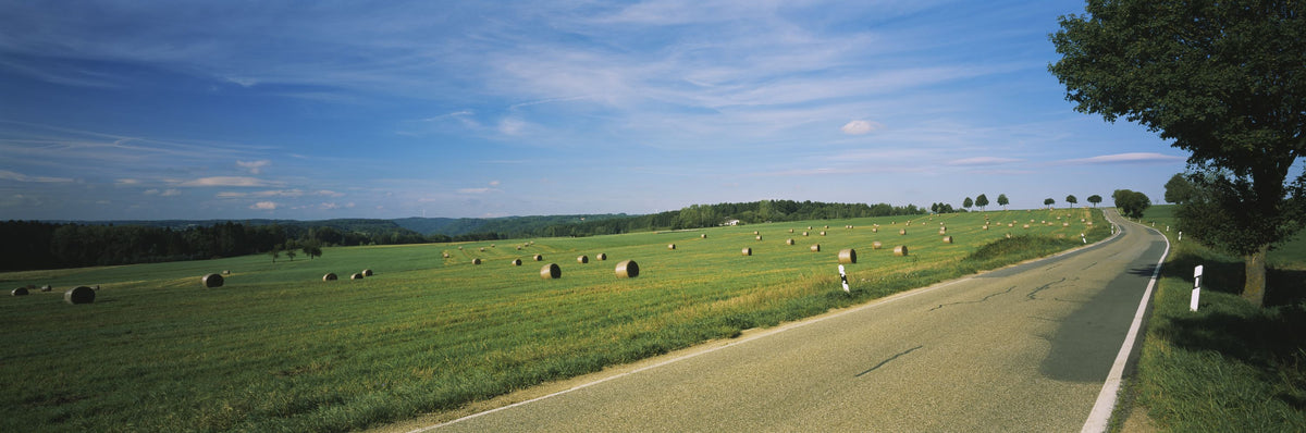 Harvest Highway Sky Mural Wallpaper - pure wallpaper artwork