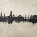 Torquay England Skyline Concrete Mural Wallpaper - pure wallpaper artwork