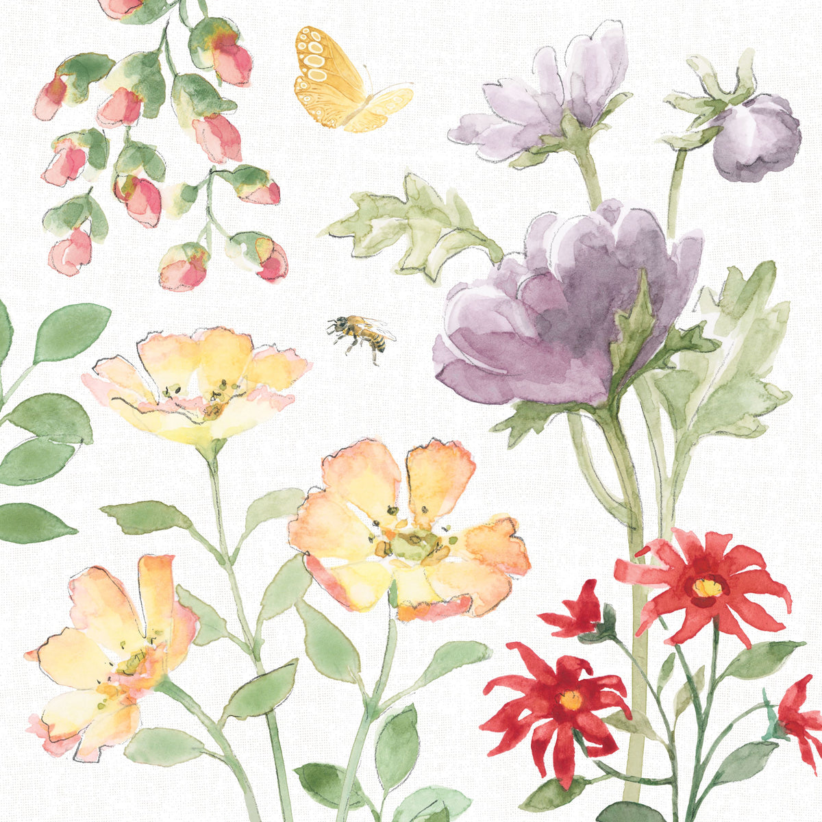 Soft Meadow III Mural Wallpaper - pure wallpaper artwork