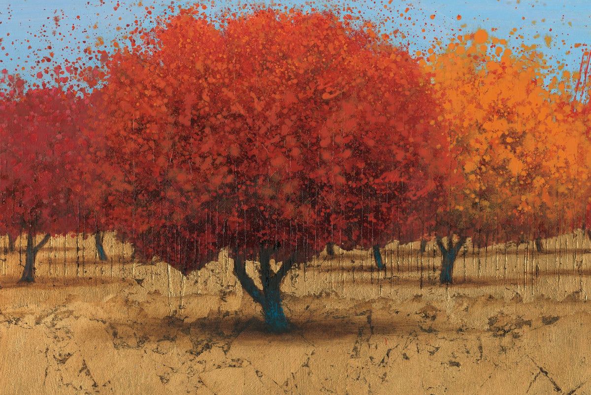 Orange Trees II Mural Wallpaper - pure wallpaper artwork