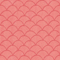 Coastal Scales Red Mural Wallpaper - pure wallpaper artwork