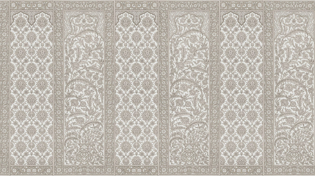 Riad Ornaments, Alpine Oat Mural Wallpaper - pure wallpaper artwork