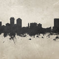 Wichita Kansas Skyline Concrete Mural Wallpaper - pure wallpaper artwork