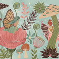 Floralscape Fairies I Mural Wallpaper - pure wallpaper artwork