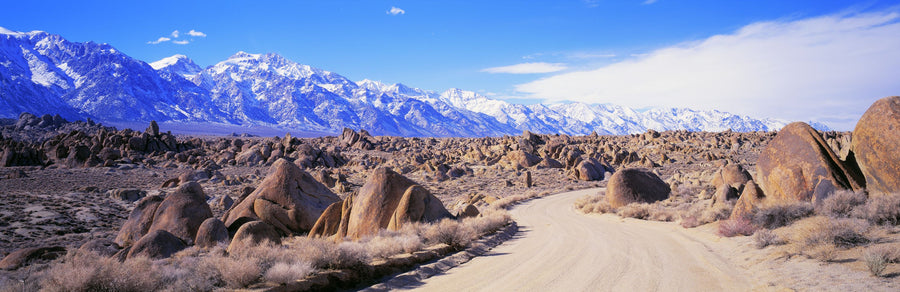 Desert Mountain Trail Mural Wallpaper