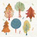 Harvest Whimsy II Mural Wallpaper - pure wallpaper artwork