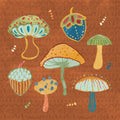 Harvest Whimsy IV Mural Wallpaper - pure wallpaper artwork