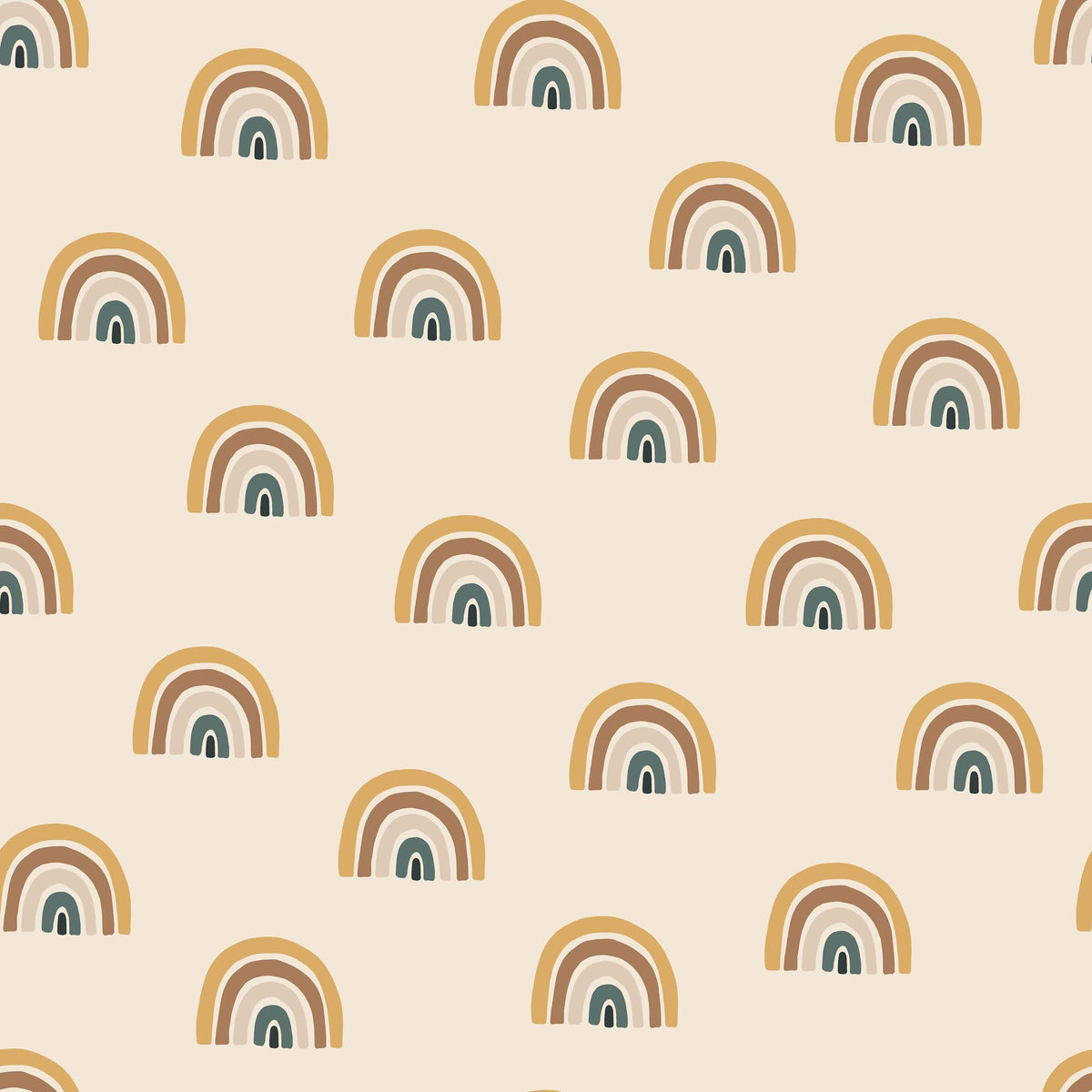 At the End of the Rainbow Mural Wallpaper - pure wallpaper artwork