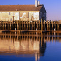 Harbor Reflection Mural Wallpaper - pure wallpaper artwork