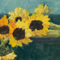 Freshly Cut Sunflowers Mural Wallpaper - pure wallpaper artwork