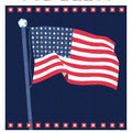 Stars and Stripes Bless America Mural Wallpaper - pure wallpaper artwork