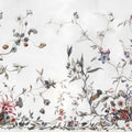 My Floral Abode, Gray Mural Wallpaper - pure wallpaper artwork