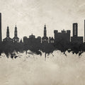 Erlangen Germany Skyline Concrete Mural Wallpaper - pure wallpaper artwork
