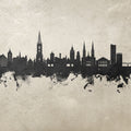 Freiburg Germnay Skyline Concrete Mural Wallpaper - pure wallpaper artwork