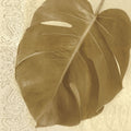 Ornate Monstera Leaf I Mural Wallpaper - pure wallpaper artwork