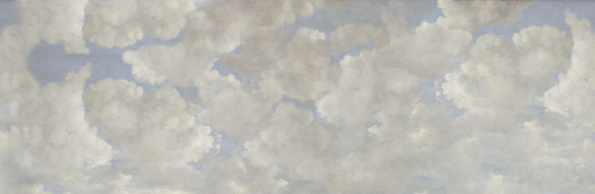 Painted Dreamy Clouds, Vintage Mural Wallpaper - pure wallpaper artwork