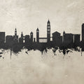 Split Croatia Skyline Concrete Mural Wallpaper - pure wallpaper artwork