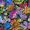 Meadow in Oil Pastel, Yellow Mural Wallpaper - pure wallpaper artwork