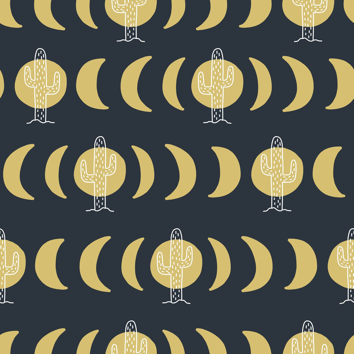 Desert Moons Mural Wallpaper - pure wallpaper artwork