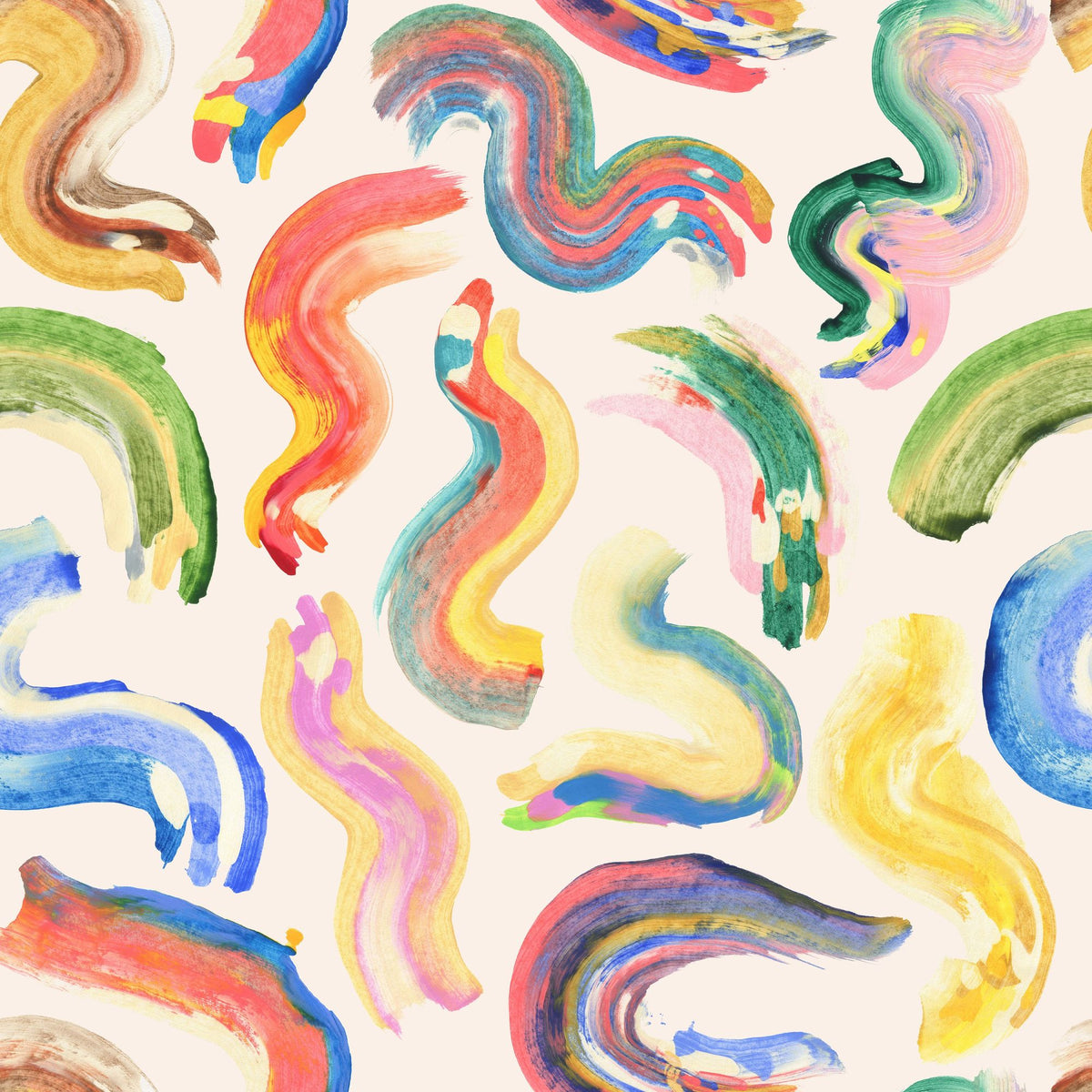 Twisted Rainbows Mural Wallpaper - pure wallpaper artwork