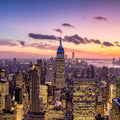 Manhattan Skyline Sunset Mural Wallpaper - pure wallpaper artwork
