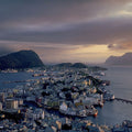 Harbor Twilight Mural Wallpaper - pure wallpaper artwork