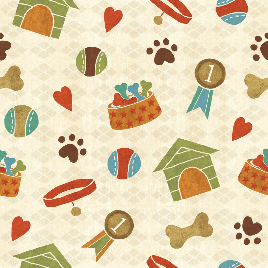 Much Voff Mural Wallpaper