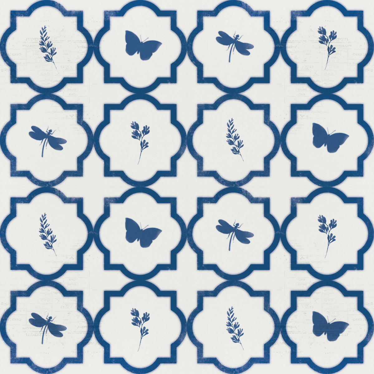 Blue Fields Dark Mural Wallpaper - pure wallpaper artwork