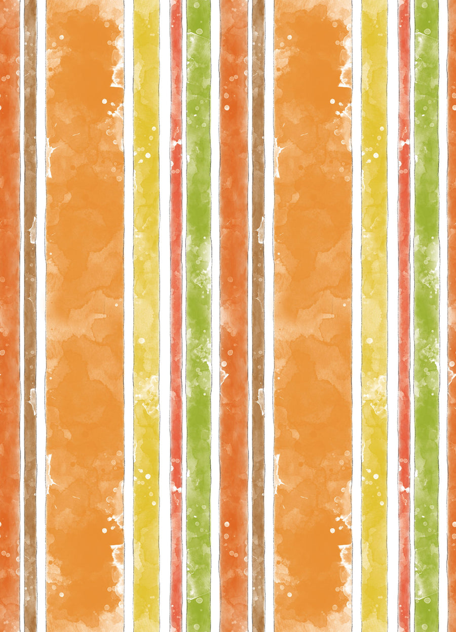 Harvest Stripes Mural Wallpaper