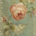 Rose on Sage Mural Wallpaper - pure wallpaper artwork