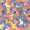Rainbow Doodles Mural Wallpaper - pure wallpaper artwork