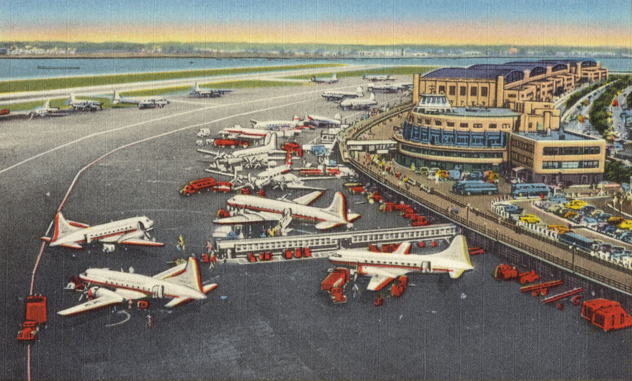 Greetings From the Airport Mural Wallpaper
