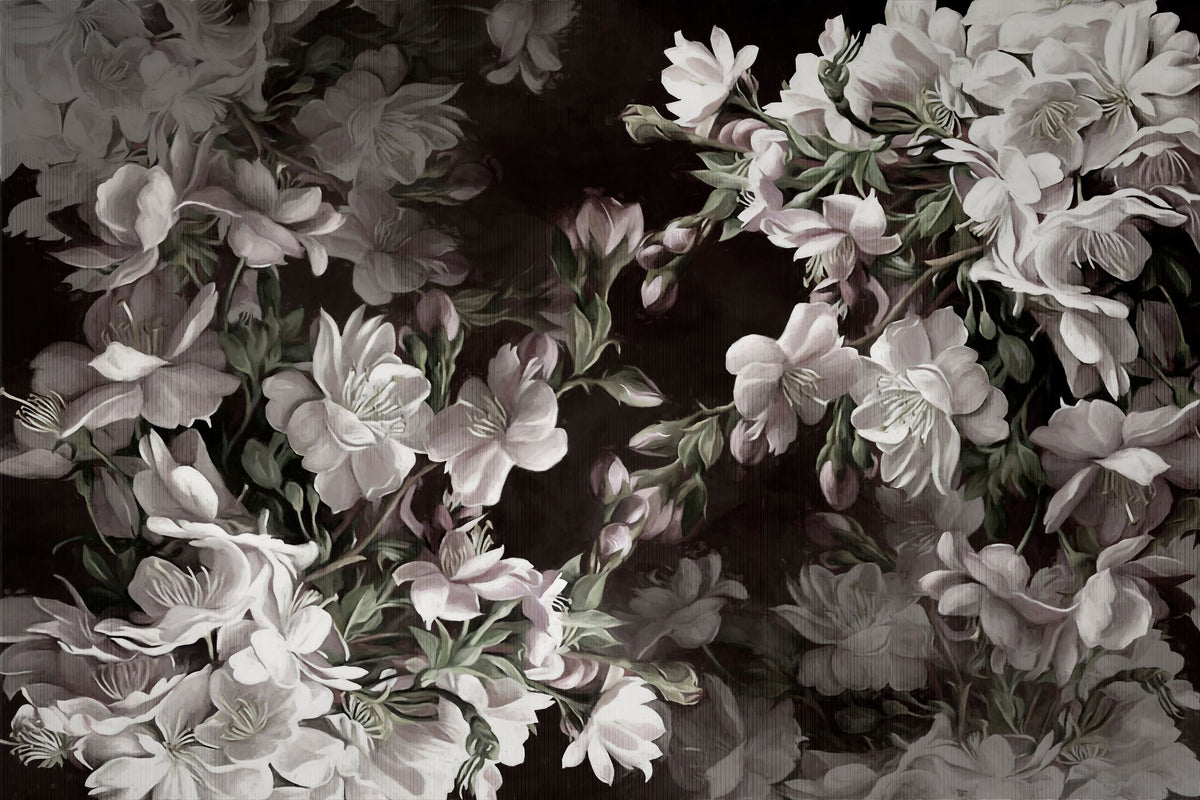 Apple Blossoms Mural Wallpaper - pure wallpaper artwork