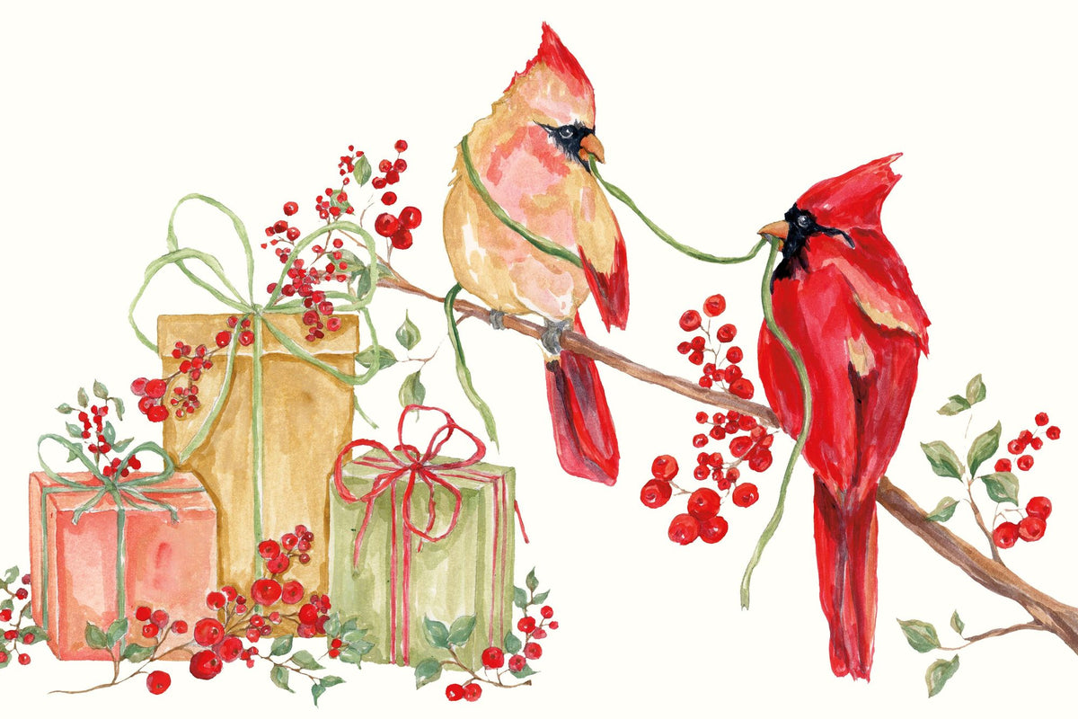 Winterberry Tidings V Mural Wallpaper - pure wallpaper artwork