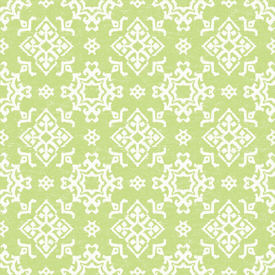 Atlantic Flakes Light Green Mural Wallpaper