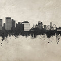 Southend-on-Sea England Skyline Concrete Mural Wallpaper - pure wallpaper artwork