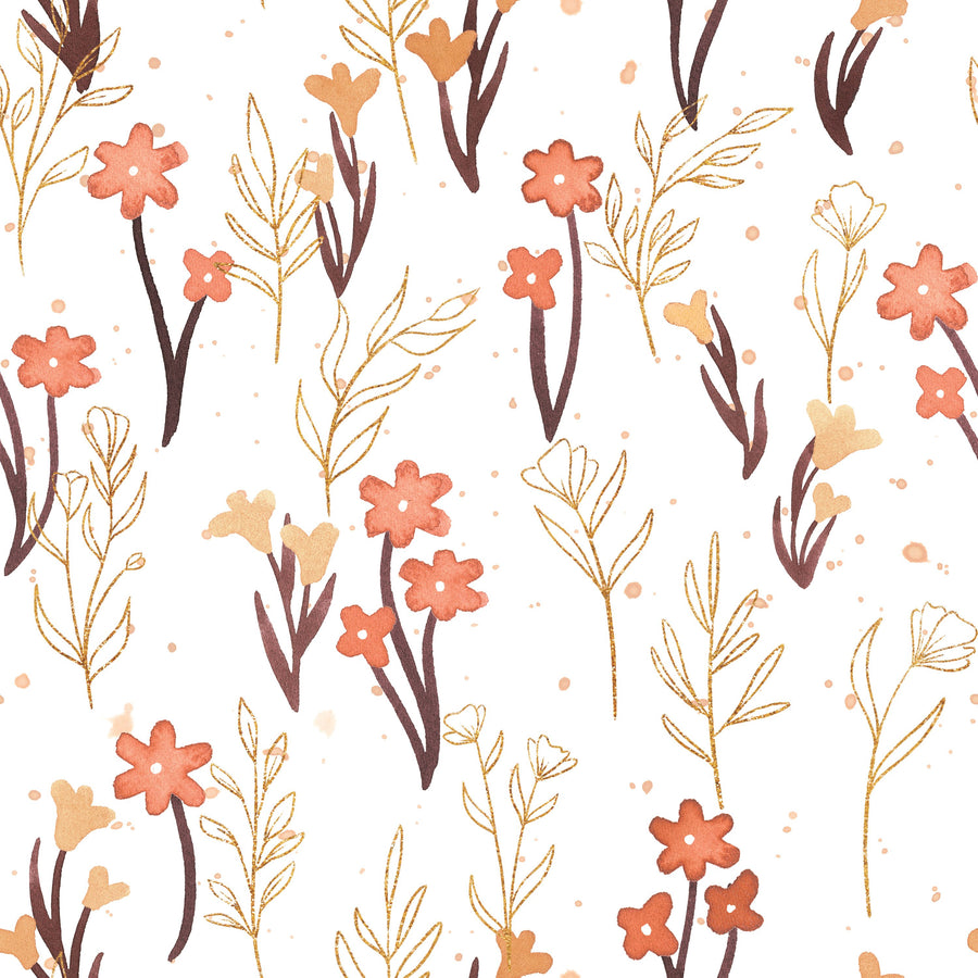 Desert Blooms Mural Wallpaper