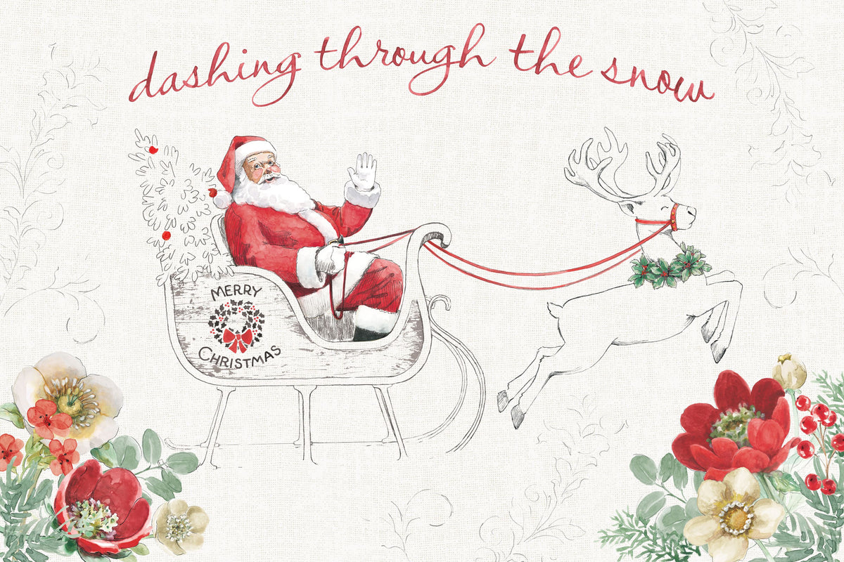 Holiday Traditions I Red Mural Wallpaper - pure wallpaper artwork