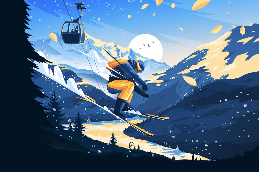 Travel Chamonix Mural Wallpaper