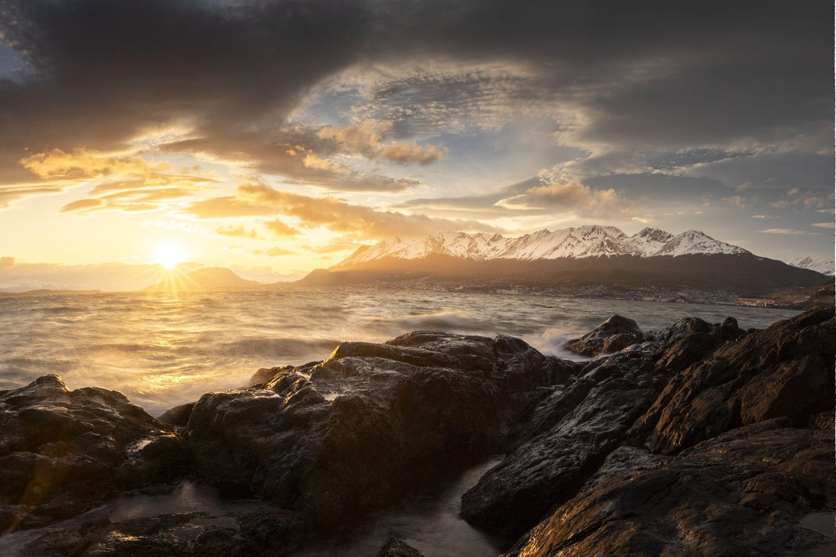 Ushuaia Sunset Mural Wallpaper - pure wallpaper artwork