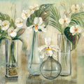 Silver Orchids I Mural Wallpaper - pure wallpaper artwork